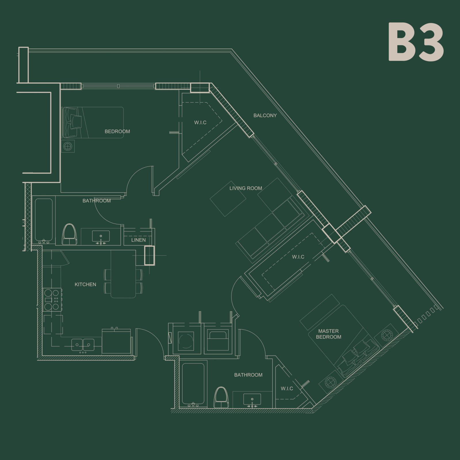 B3 Floor Plan Diagram